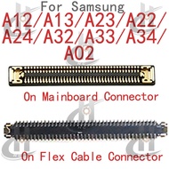 78 Pin LCD FPC Screen Connector For Samsung Galaxy A12 A13 A23 A22 A24 A32 A33 A34 A02 on motherboar