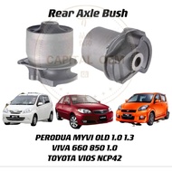 PERODUA Rear Axle Bush Perodua Myvi Old 1.0,1.3,Viva 660,850,1.0,Toyota Vios NCP42 Rear Axle Arm Bus