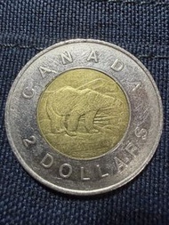（原光）加拿大🇨🇦1996年2元硬幣