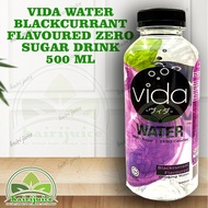 VIDA WATER BLACKCURRANT FLAVOURED ZERO SUGAR DRINK 500 ML