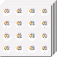 CREATCABIN 128Pcs Small Balloon Stickers Round Dot Stickers Decal Bulk Self-Adhesive Plastic Waterpr