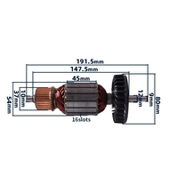 {fyjgyj} AC220V-240V Armature Rotor Anchor Replace for Makita Angle Grinder GA7020 GA9020 Rotor Powe