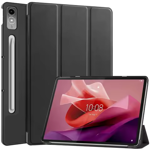 For Lenovo Tab P12 Case 12.7 inch 2023 Tri-Folding Stand Magnetic Smart Folio Cover for Lenovo Xiaox
