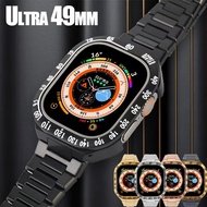 Stainless Steel Case + band for iWatch Ultra 49mm Modification Kit Metal Bezel iWatch Ultra 49mm Stainless Steel Strap