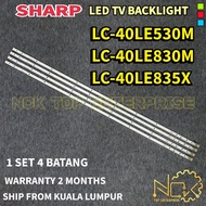 LC-40LE530M LC-40LE830M LC-40LE835X SHARP LED TV BACKLIGHT NEW READY STOCK LC40LE830 LC40LE835 LC-40