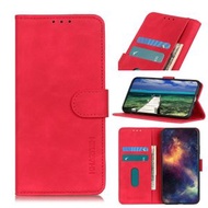 全城熱賣 - 適用於Honor X9A 5G / Magic5 Lite 5G KHAZNEH 復古紋翻蓋手機皮套（紅色）