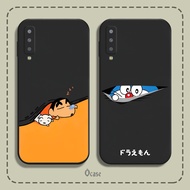Samsung A7 2018 / A750 / A750F case shin spiderman doaremon cat sponge