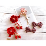 Red Colour Series 4 Hair Accessories