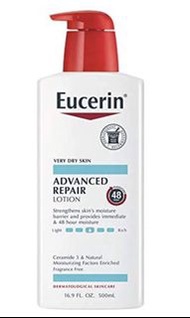 美國🇺🇸直送Eucerin Advanced Repair Lotion, Fragrance Free 500ml