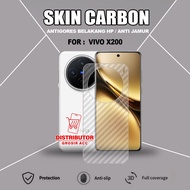 Vivo X200 SKIN CARBON TRANSPARENT ANTI-SCRATCH BACK VIVO X200