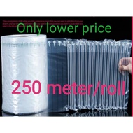 250 meter Inflatable Air packaging protective Bubble Wrap 15 20 25 30 35 40 45 50 55 60 65cm