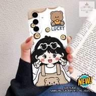 HP Case Samsung A17 4G 2025 - Rajacase - casing Samsung A17 4G - Cartoon case Motif - Cellphone prot