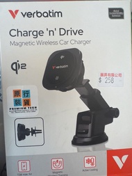 MagSafe 香港行貨磁吸車充座15W無線充電 Verbatim Charge 'n' Drive Magnetic Wireless Car Charger