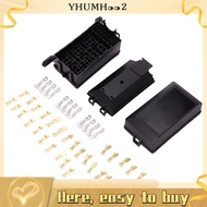 【yhumh002】Fuse-Relay Box 5-Fuse Holders 6 Relay Block Holders Fuse-Block 12V Fuse-Box Car