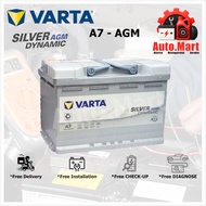 Bateri Kereta / Car Battery - Varta Silver Dynamic - AGM - A7 - 70AH