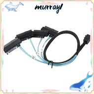 MURRAY SFF 8643 to 4 SAS 29P Cable, High Speed 12Gbps Mini SAS HDD Cable, durable 50cm/1.6ft SFF 864
