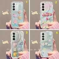 Vivo Y100 Y28S 5G Casing Vivo Y18 Y28 Y03 Casing Cartoon Cinnamoroll Melody Duffy Bear Clear Shockpr