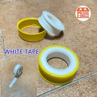 7m / 10m white tape avoid leaking gas / water pipe pita putih air paip skru insulated aircond nut / water heater install