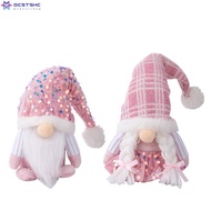 [BESTSHE] 2Pcs Plush Gnome Ornaments Christmas Gnome Doll Decorations for Holiday Party