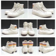 🇯🇵Converse Hi 70s 1970 高筒 米白色絨面, earth tone color back side gimmick details🧡💛 - Converse Chuck 70 Hi