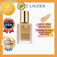 【Fast Shipping】Estee Lauder Foundation #2C0 Cool Vanilla Non-Dull Makeup Long-lasting Foundation for