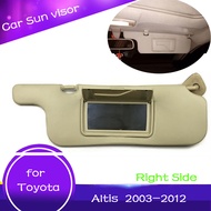 Interior sun visor for Toyota Corolla altis 2001 2002 2003 2004 2005 2006 2007 G9 right side make-up