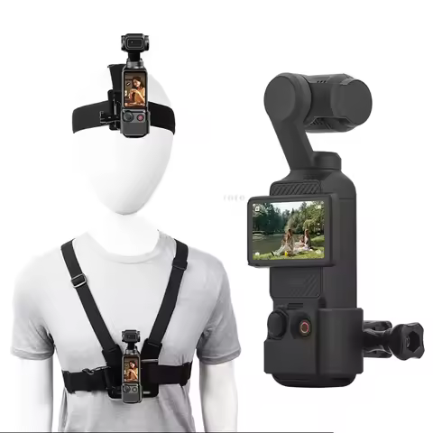 Head Strap Chest Strap Mount With Adapter For DJI Pocket 3 Insta360 Ace Pro GoPro 12 11 DJI Osmo Act