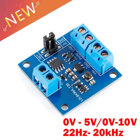 22Hz-20kHz to 0-5/0-10V Voltage Frequency Converter Digital Analog Signal Conversion Module 0-100% P