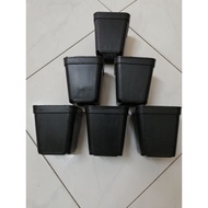 Plastic Flower Pot 7cm x 7cm (Bundle of 6)