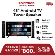 PROMO 45% POLYTRON Smart Cinemax Android TV 43 inch PLD 43TA5055