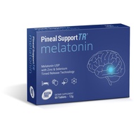 Melatonin Time Release Pineal Support by Health Six, Advanced Blend Sleep 3 Ingredients, Melatonin, 