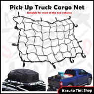 4x4 Pick Up Truck Cargo Net Luggage Storage Organiser Stretchable Elastic Mesh Net Hook Trunk Net DIY Roof Box Organizer Rear Boot Net Roof Rack Adjustable Net 4 By 4 Hilux Dmax Navara Triton Fortuner Jeep