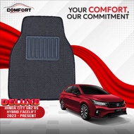 Comfort Deluxe Honda City GN2 RS Hybrid Facelift (2023-Present) Car Floor Mat and Carpet