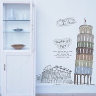 Wall STICKER AY808 PISA TOWER