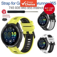 New Compatible Band for Garmin Forerunner 965 - Soft Silicone Replacement Strap for 965 Smart Watch
