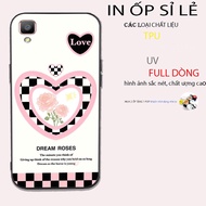 Colorful heart oppo f1 phone case
