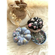 Pin cushion/ beautiful pin holder/ pin holder