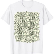 Adult T-Shirt 100 dollar bills, Funny money T-Shirt Fashion Tops for Boys Girls Distro Age 1 2 3 4 5