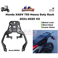 HONDA XADV750 V2 V3 Heavy Duty Rack/ XADV750 Rack(2021-2025) V2 /V3 Short Rack Lower 40mm