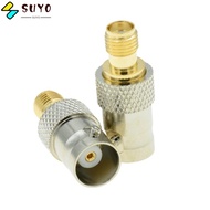 SUYO Antenna Converter, Copper SMA Female Connector Adapter,  Coaxial RF Straight Extension Cable