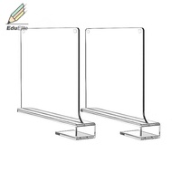 EduElite 1 2 4pcs trong suốt kệ tủ quần áo cho tủ quần áo tổ chức quần áo Divider tủ kệ sách Divider