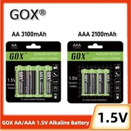 GOX 1.5V Alkaline Battery AA 3100mAh and AAA 2100mAh
