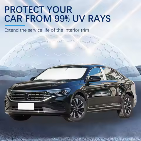 Car Windshield SunShade Sun Visor Foldable Parasol Blocks UV Rays For Volkswagen VW Passat 2006-2013