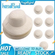 20 Pcs DIY Straw Hat Set Beach Summer Work Farmer Hats for Men Women Kids Cowboy Birthday Party Deco