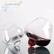 MALCOLM Cognac Glasses Cup, Transparent European Style Irregular Whiskey Wine Glass, Creative Tumble