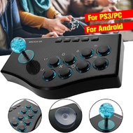 Black Game USB Rocker Controller Arcade Joystick Gamepad Fighting Stick For Android Plug & Play Stre