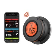 Wireless Meat Thermometer with 2 Probes 164FT BT4.2 APP Control IP64 Waterproof Meat Thermometer for