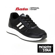 💦 【แท้ 100%】Bata บาจา by Nort Star รองเท้าผ้าใบสนีคเกอร์ แบบผูกเชือก ลำลอง ดีไซน์เท่ห์ สวมใส่งาย สำหรับผู้หญิง สีดำ 5206084 สีขาว 5201084