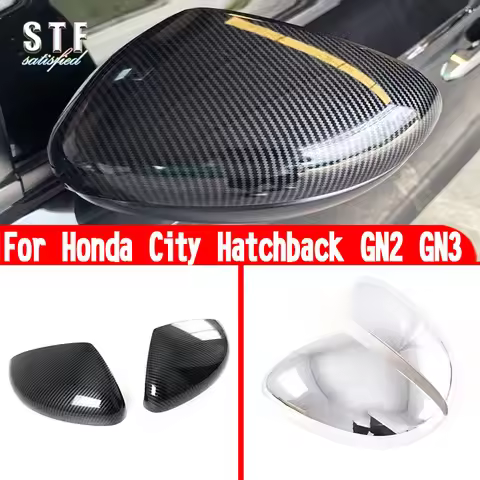For Honda City Hatchback GN2 GN3 2020 2021 2022 Accessories Rearview Mirror Cover Trim Molding Decor