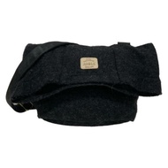 Aigle Shoulder Bag Purse wool black Direct from Japan Secondhand